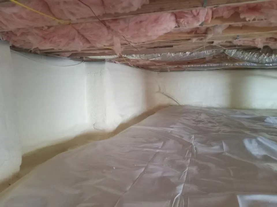 Crawl space encapsulation with closed-cell spray foam for Roof Maintenance in Semmes
